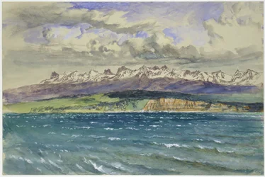 Nachmittag im Frühling, mit Südwind, in Neuchâtel, 30. April 1869